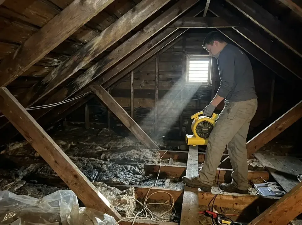attic-water-damage-drying-proc-007 — frequently asked questions, Emergency Water Extraction & 24/7 Flood Response in Bressle…
